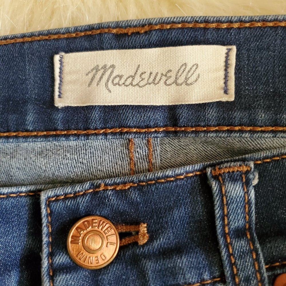 Madewell 10 Inch High Rise Skinny Jeans in Tarren Wash Thermolite Size 27 - Picture 9 of 15